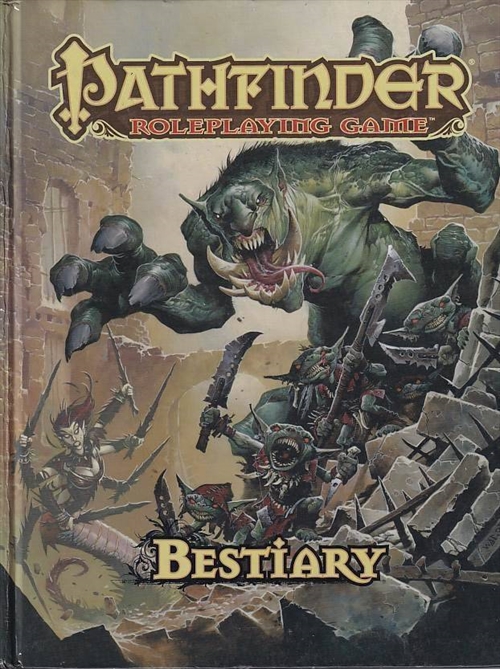 Pathfinder Roleplaying Game Bestiary (Genbrug)